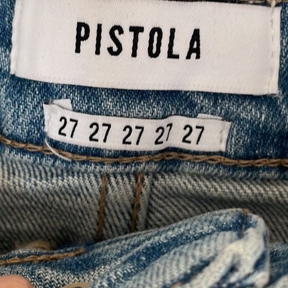 NWT Pistola Jean Cut Off Mini Skirt. 27 - Picture 11 of 16